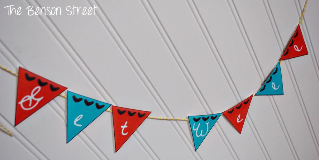 Printable Mini Get Well Banner at The Benson Street2