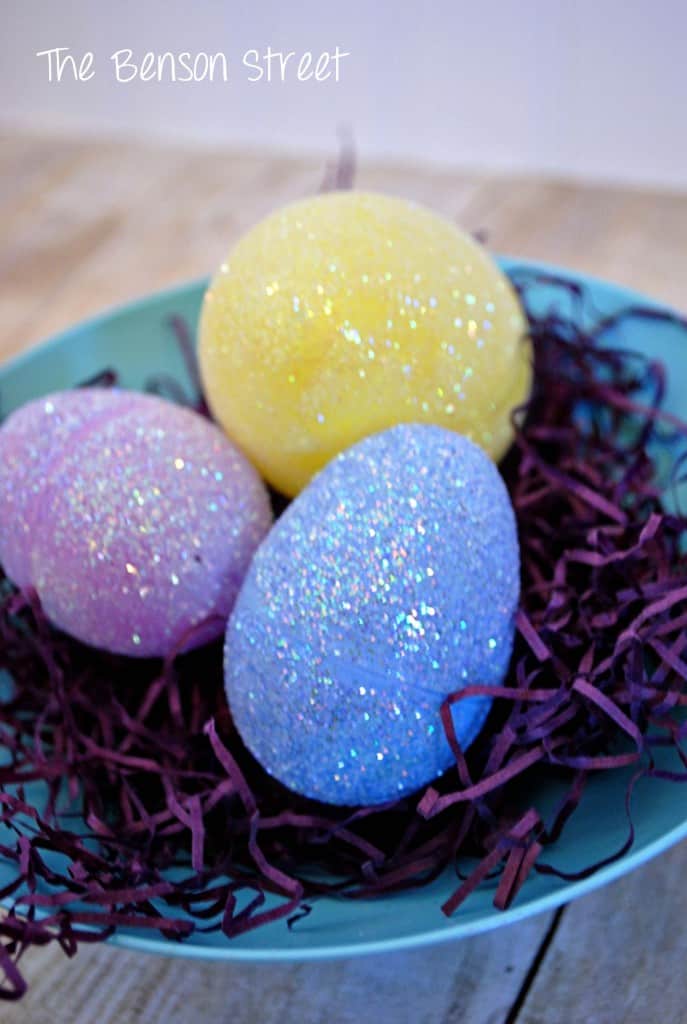 DIY Glitter Eggs at www.thebensonstreet.com 8