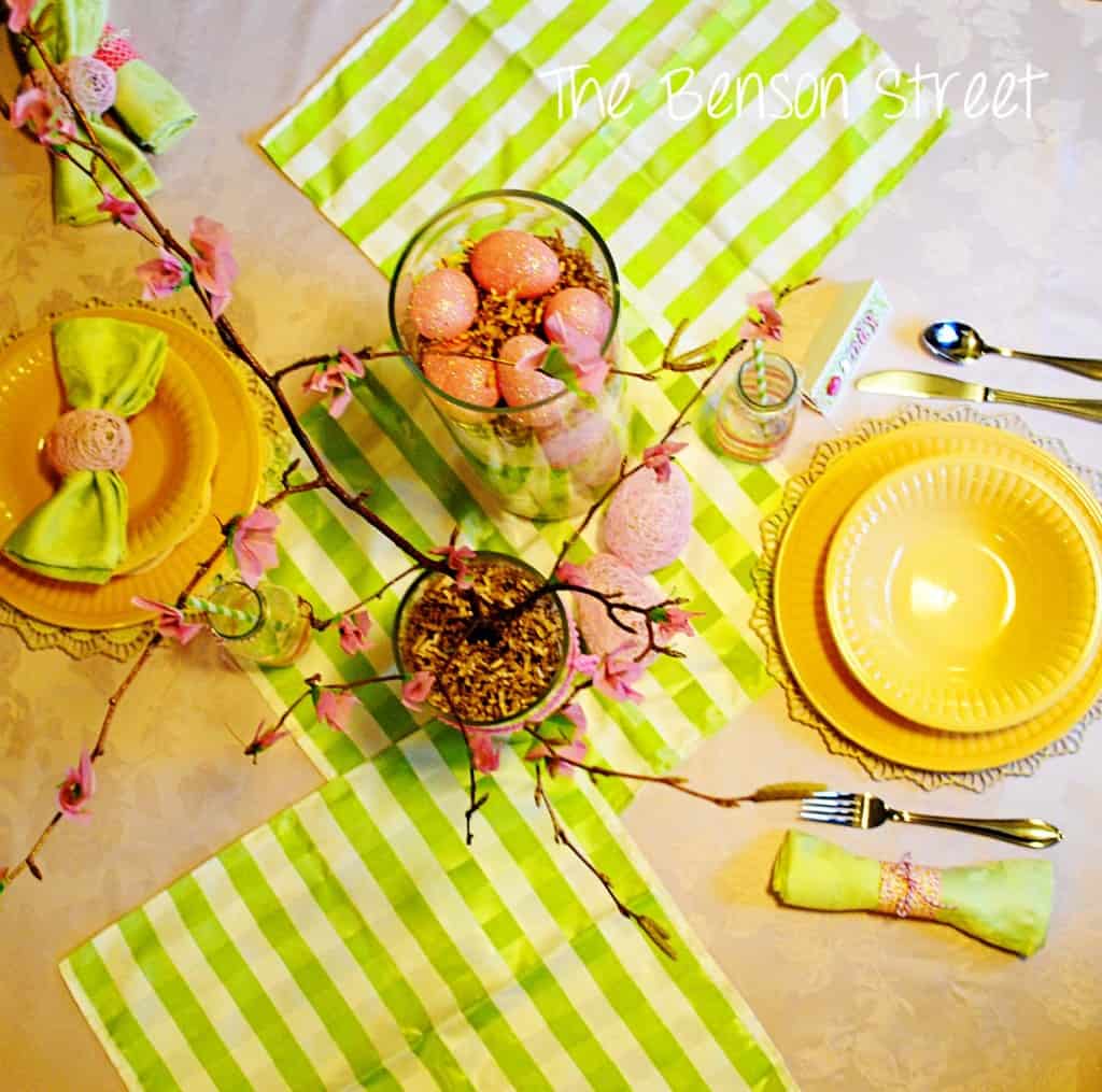 Easter Tablescape at www.thebensonstreet.com 5