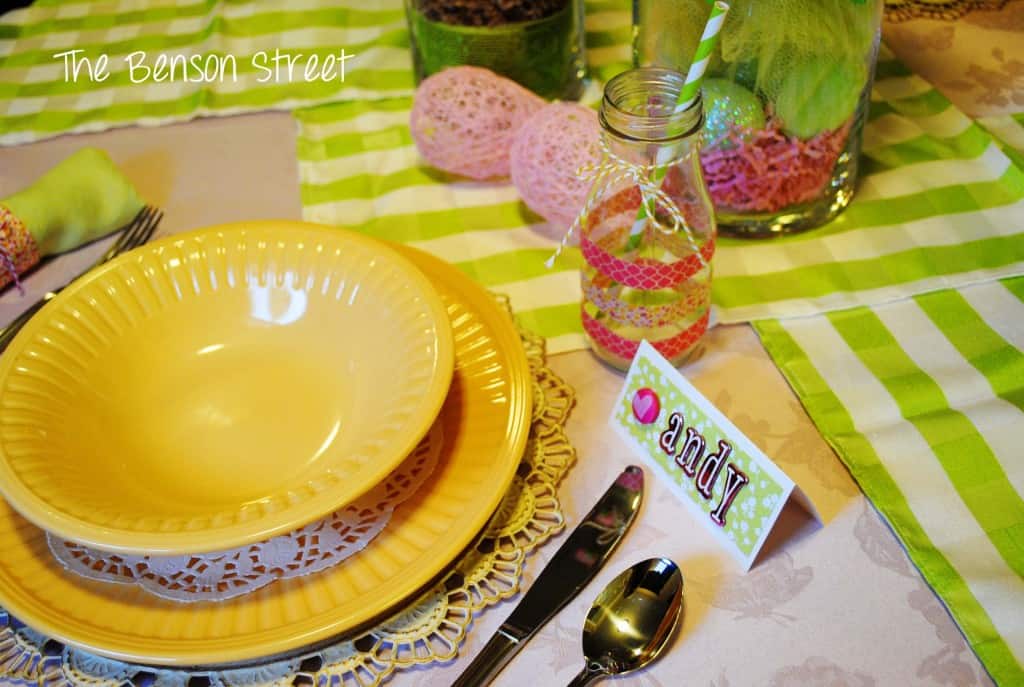 Easter Tablescape at www.thebensonstreet.com 6
