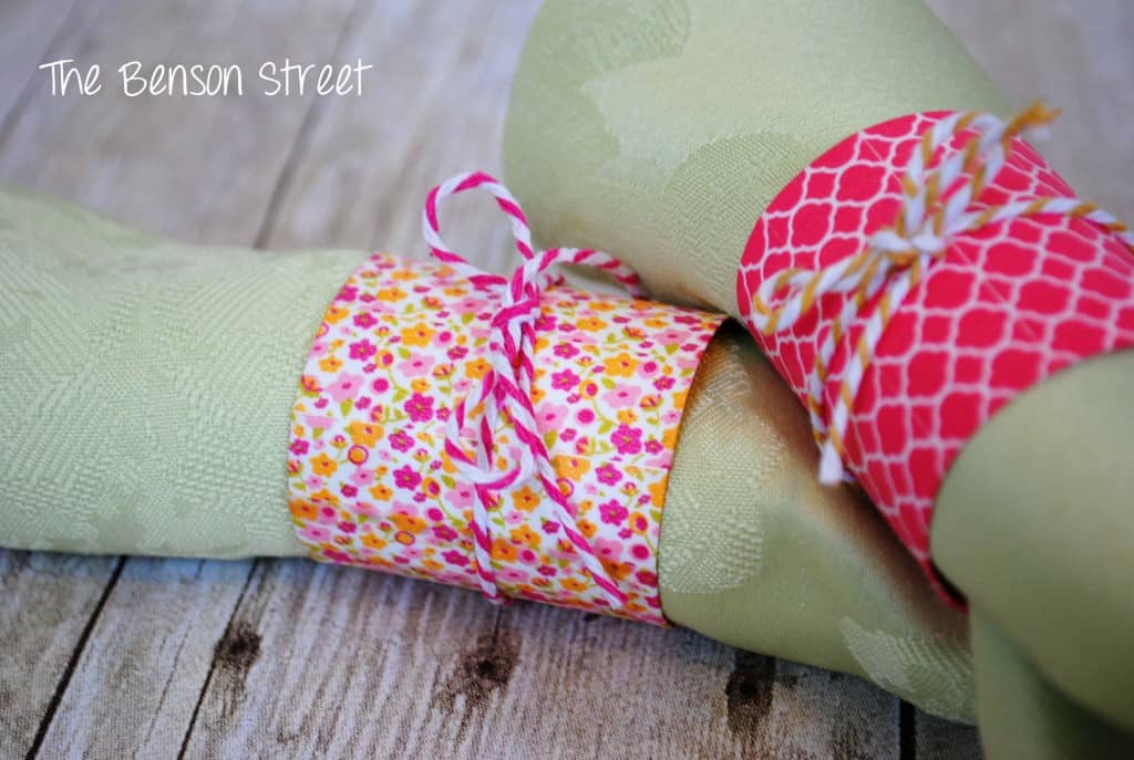 Spring Napkin Rings at www.thebensonstreet.com 9