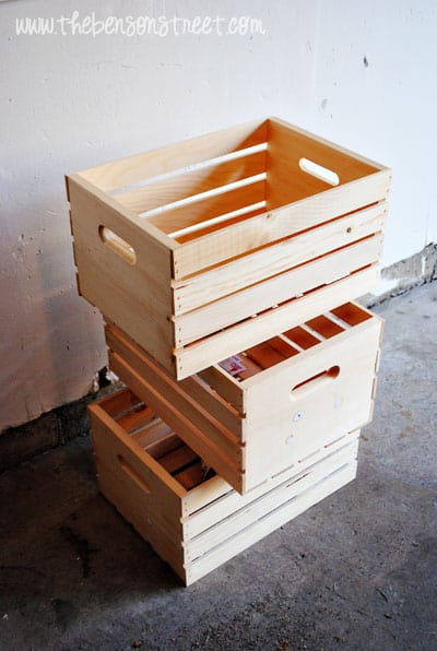 Crate Book Case at www.thebensonstreet.com