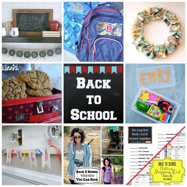 Back To School Blog Hop Collage