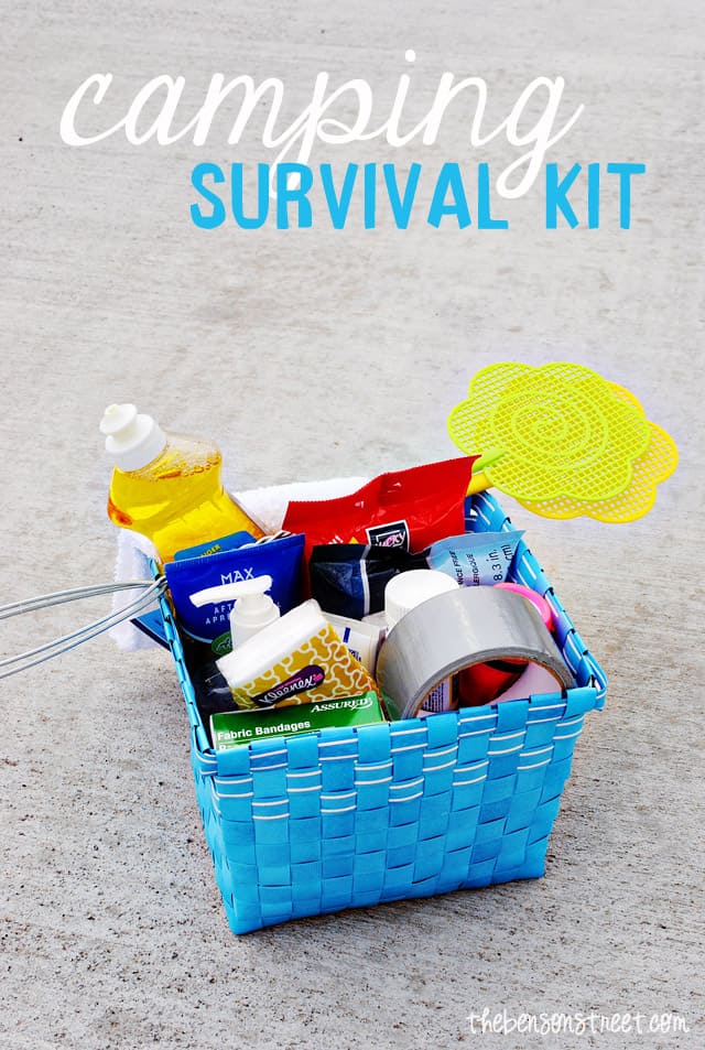 Camping Survival Kit at www.thebensonstreet.com