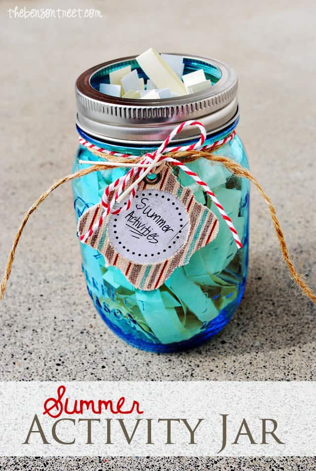 Summer Activity Jar for Kids at thebensontreet.com