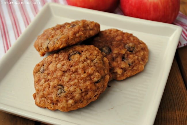 Apple Oatmeal Breakfast Cookies