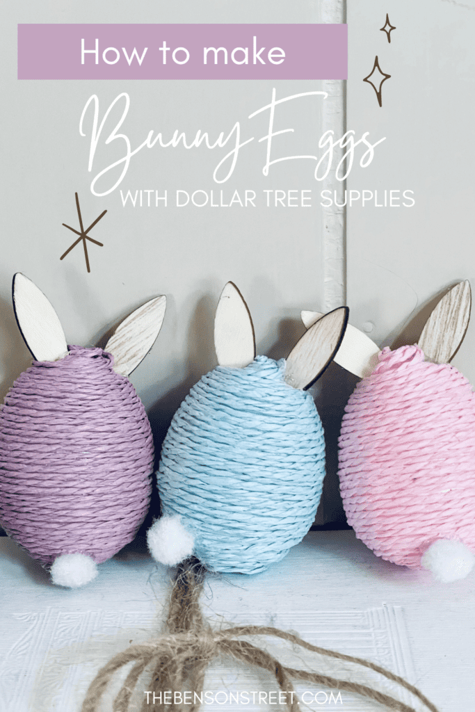 DIY Easter Egg Bunnies Dollar Tree Craft: A Fun and Easy Easter Project