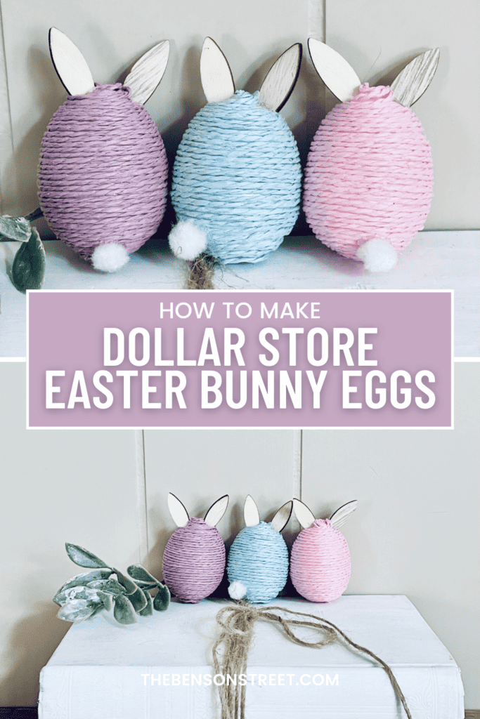 DIY Easter Egg Bunnies Dollar Tree Craft: A Fun and Easy Easter Project