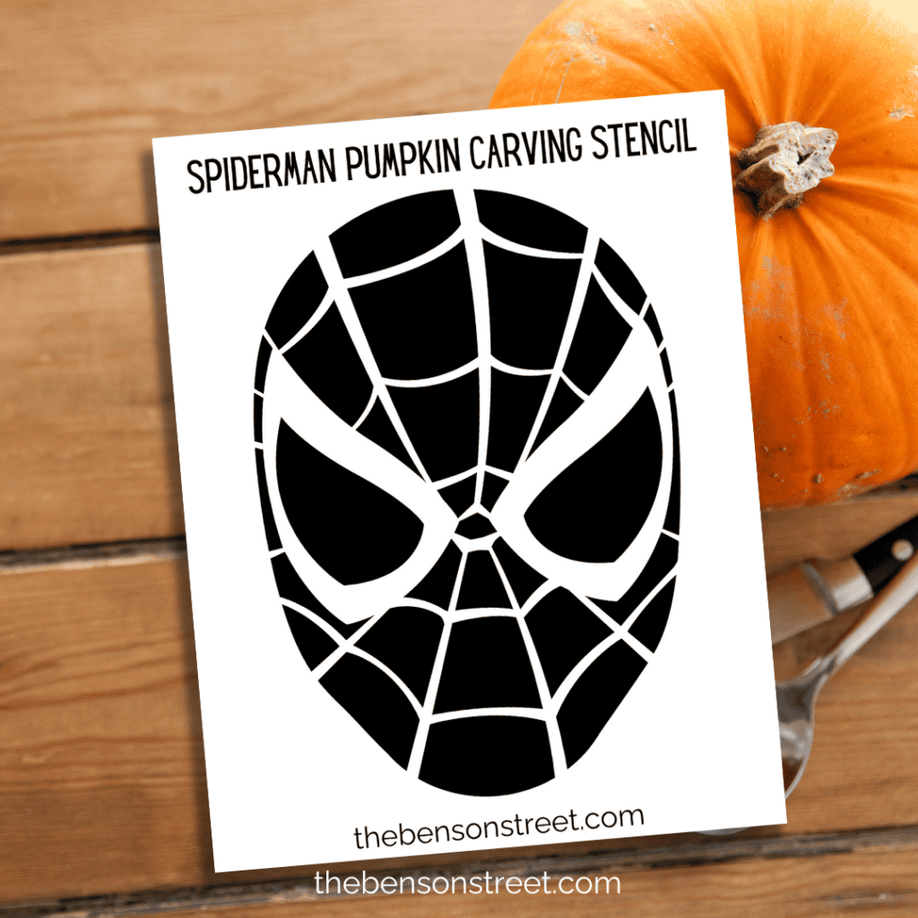 Spider Man Pumpkin Stencil Printable Spider Man Pumpkin Stencil Printable
