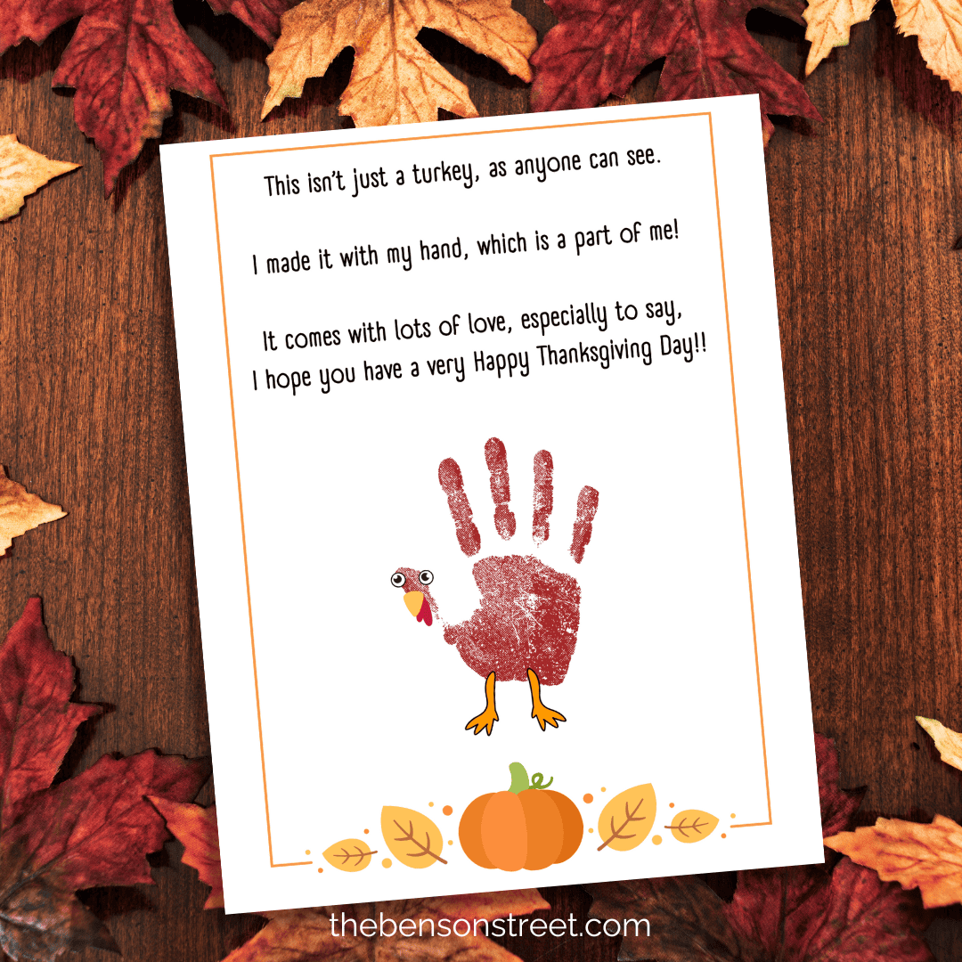 Thanksgiving Poem Printable | Gerald Printable