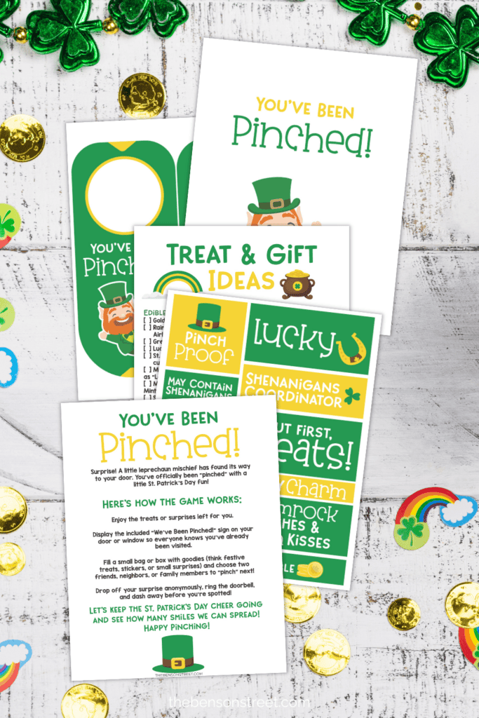 You ve Been Pinched Free Printable with Ideas and Tags