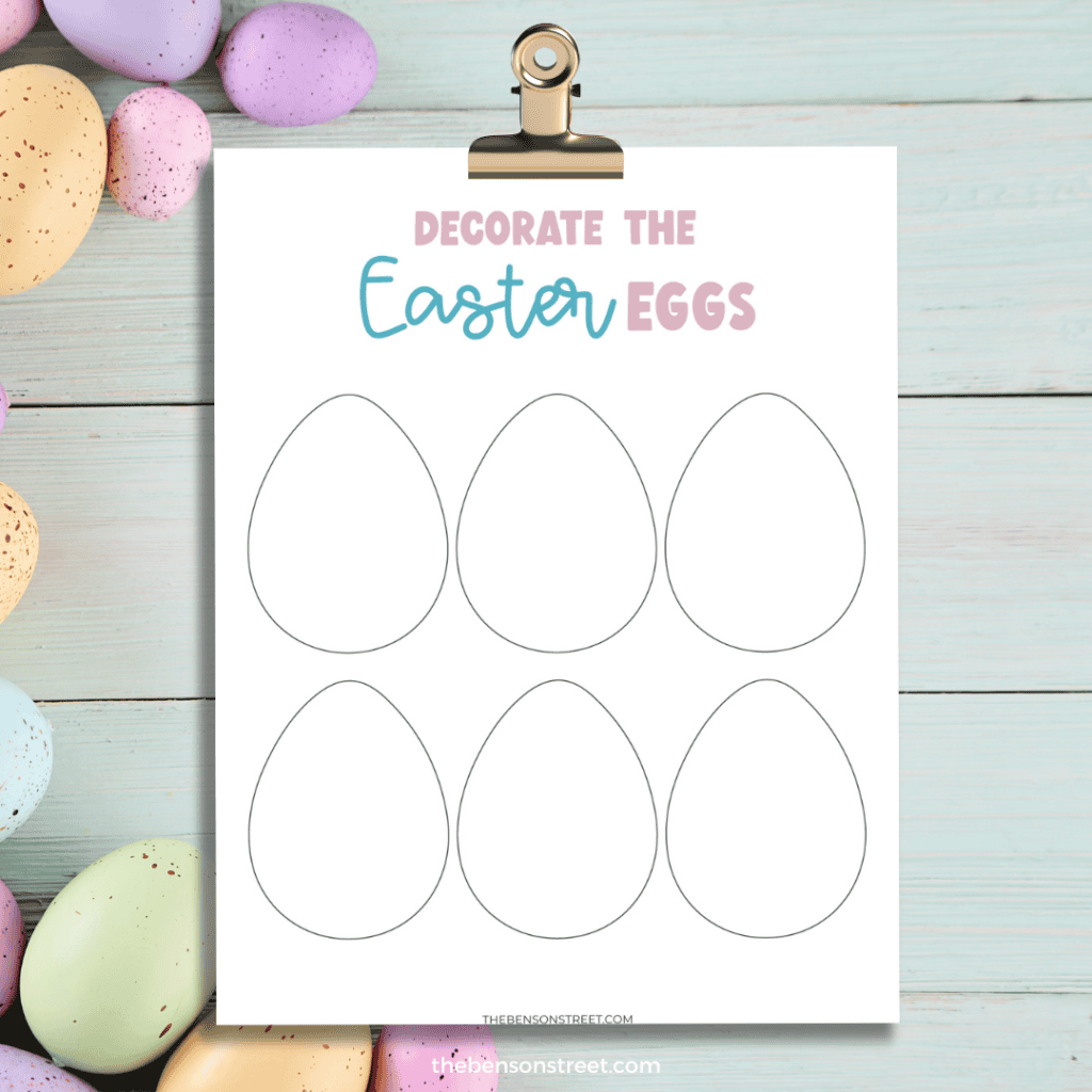FREE Easter Activity Pages Printable for Kids Printable Pack