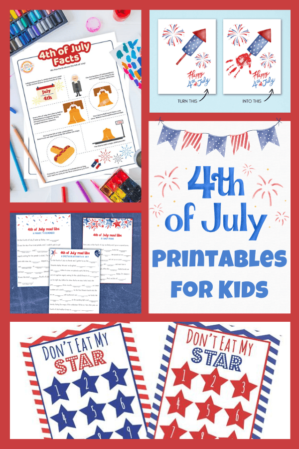 Easy & Fun Free Printable 4th of July Activities for Kids - The Benson ...