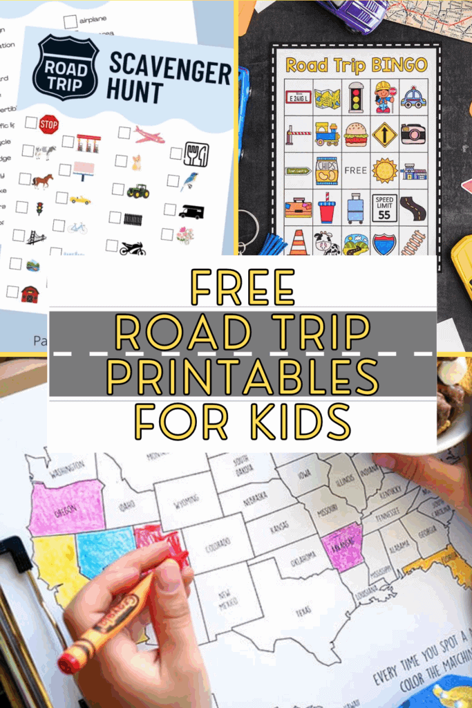 FREE Road Trip Printables for Kids: Activities for Car Fun