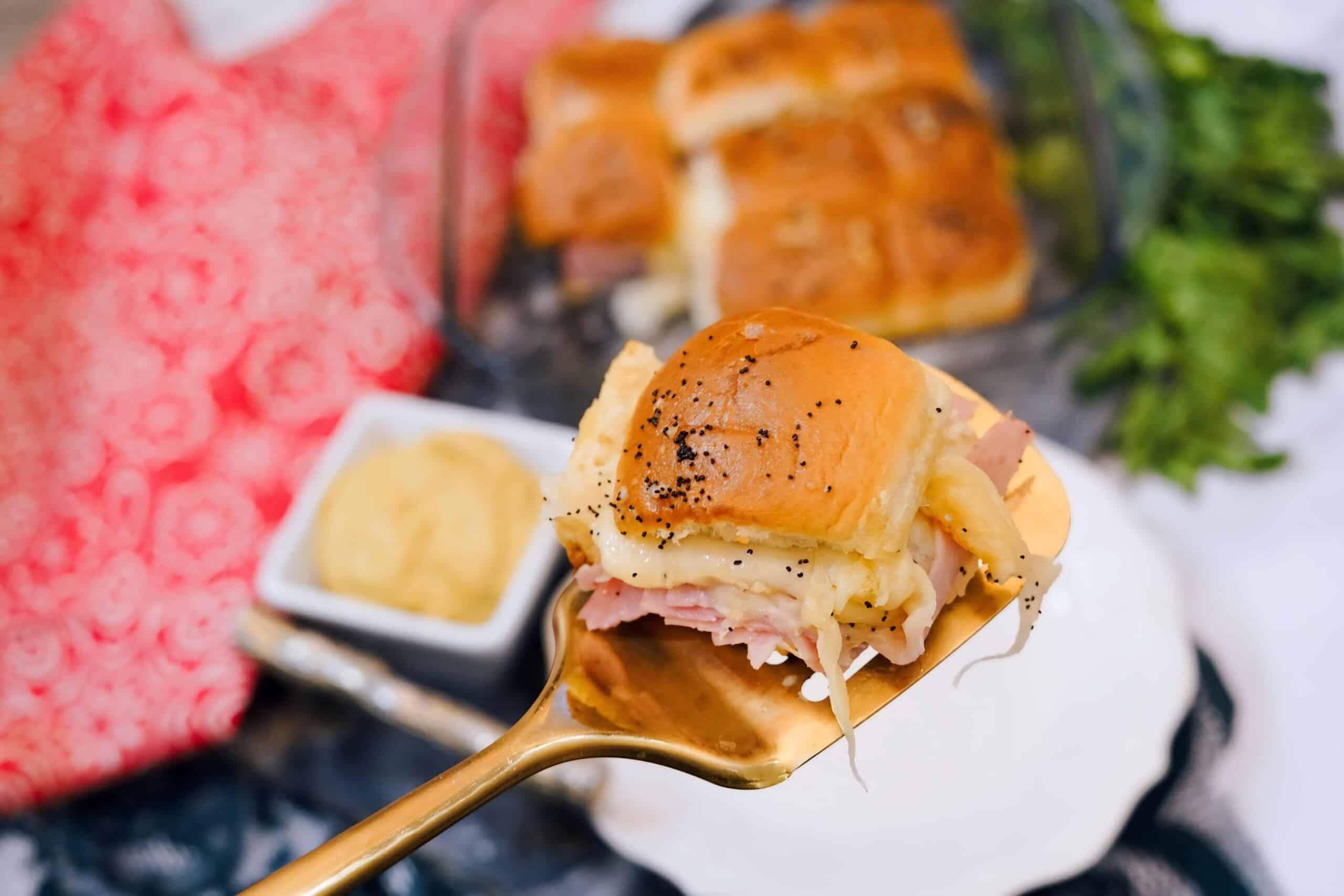 Hot Ham And Cheese Sliders 