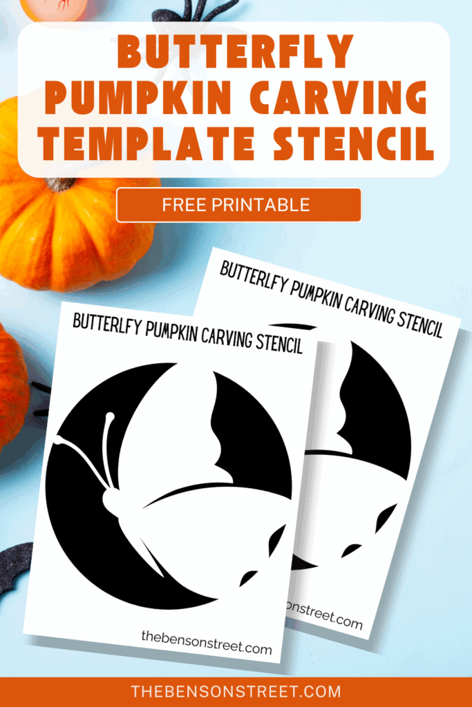 Image 5 for Butterfly Pumpkin Carving Template