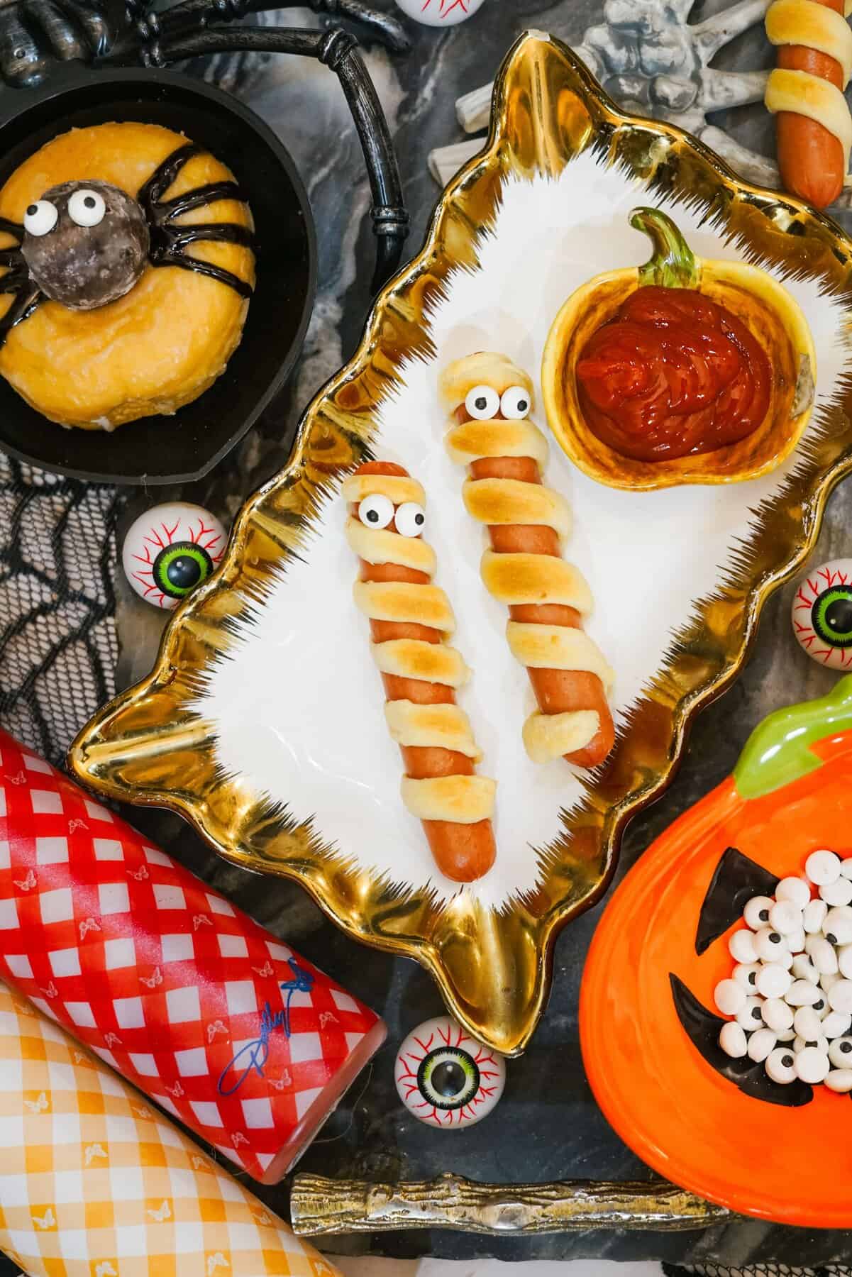 Mummy Hot Dogs: A Fun & Easy Halloween Dinner Recipe - The Benson