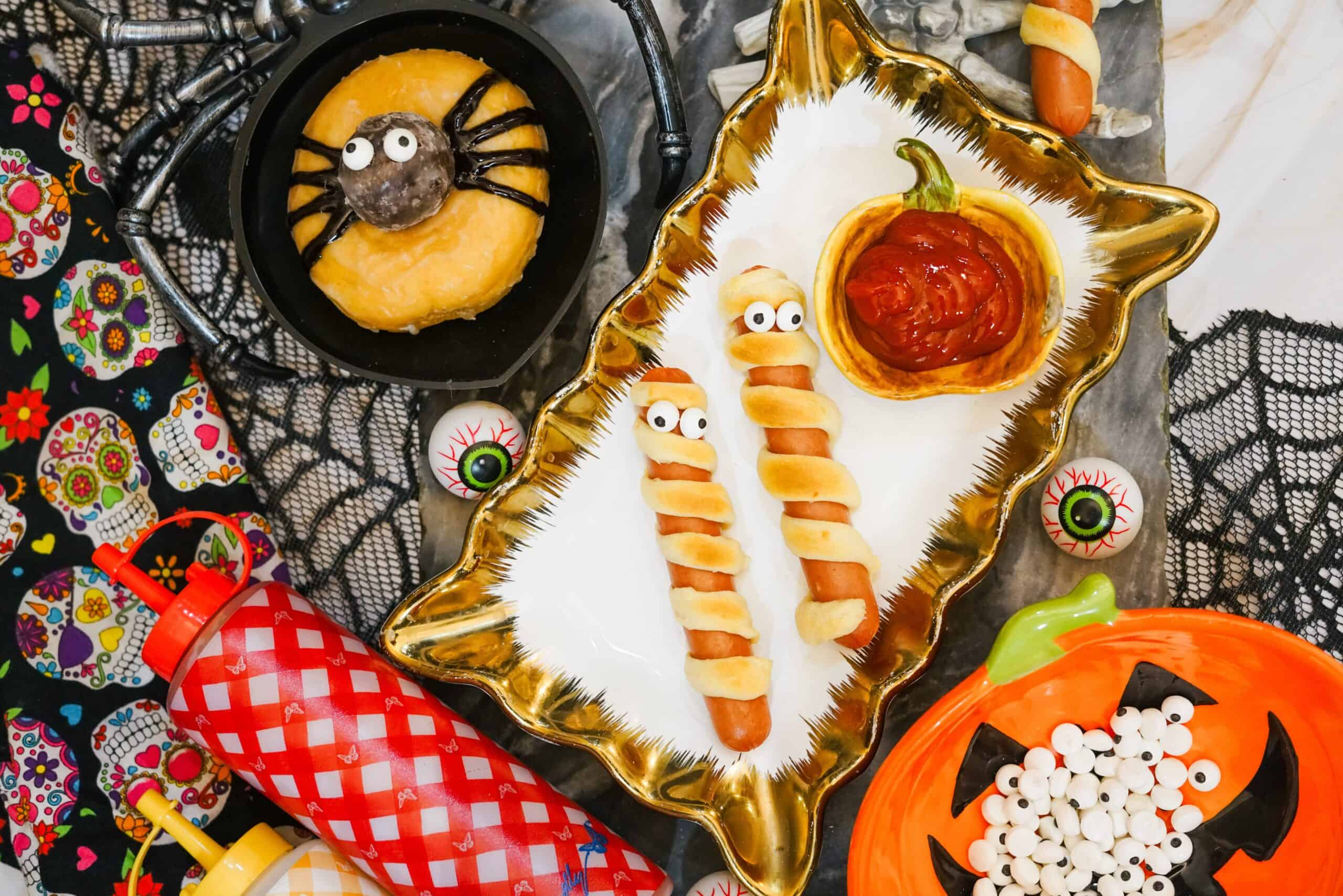 Mummy Hot Dogs: A Fun & Easy Halloween Dinner Recipe - The Benson Street