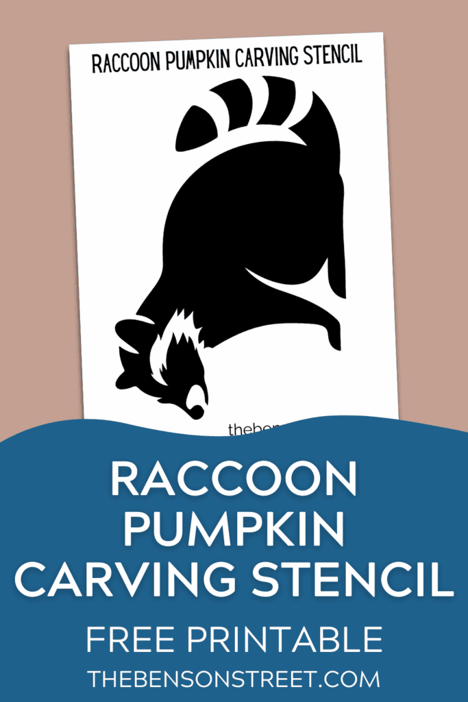 Free Printable Raccoon Pumpkin Stencil Cute Carving Idea The Benson