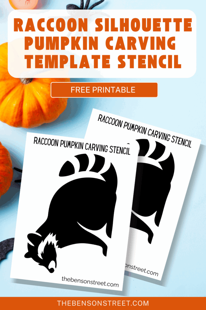 Free Printable Raccoon Pumpkin Stencil Cute Carving Idea The Benson