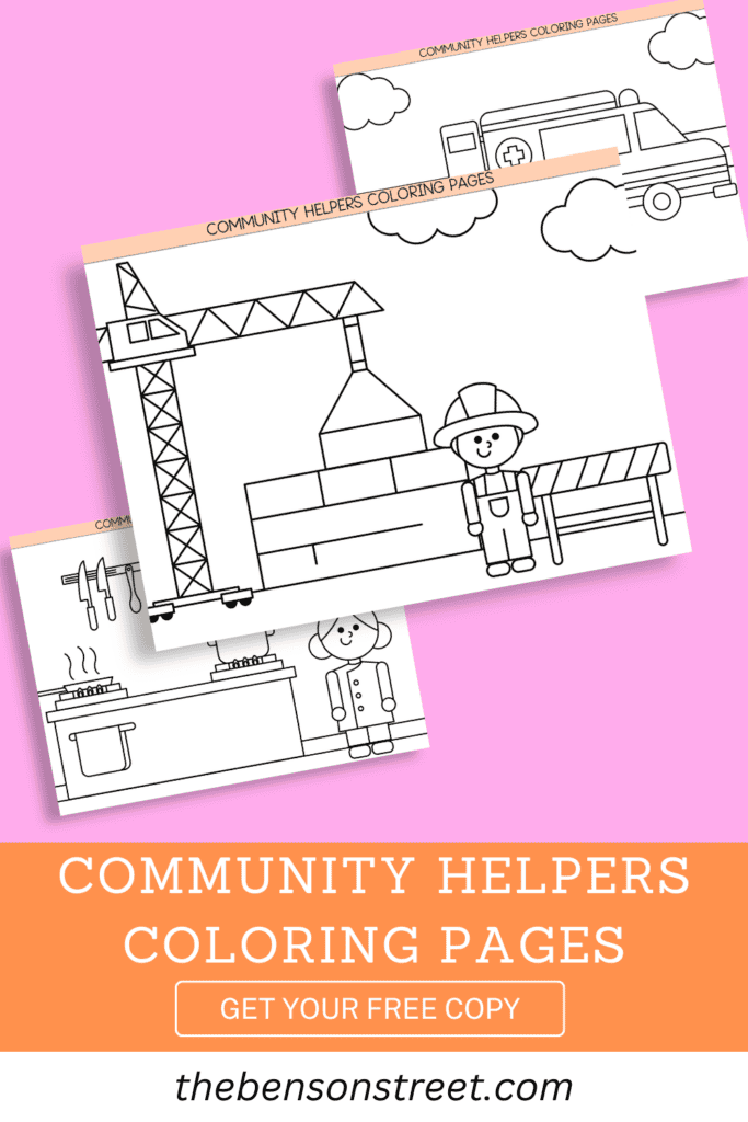 Free Printable Community Helpers Coloring Pages - The Benson Street